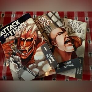 Attack on Titan Manga Volumes 1 - 3